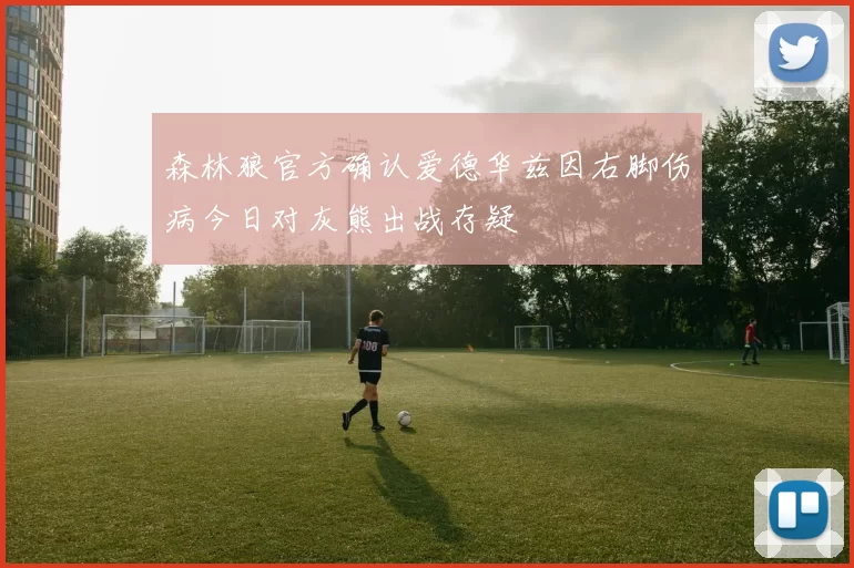 森林狼官方确认爱德华兹因右脚伤病今日对灰熊出战存疑